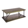 Hussaini 48 in. Bronze Large Rectangle Wood Coffee Table with Storage by Homy Casa -Homy Casa Shop bronze painting finished homy casa coffee tables hussaini hm 64 1000