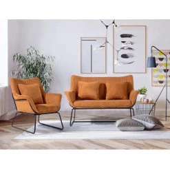 Leisure Chair Brown Corduroy Fabric by Homy Casa 19 Leisure Chair Brown Corduroy Fabric by Homy Casa -Homy Casa Shop brown homy casa accent chairs telles brown 31 1000