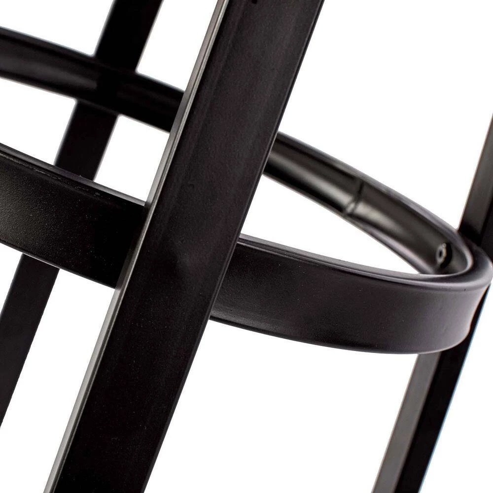 AMAT 28.9in. Metal Frame Height Adjustable Bar Stool (Set of 2) by Homy Casa 6 AMAT 28.9in. Metal Frame Height Adjustable Bar Stool (Set of 2) by Homy Casa - Image 4