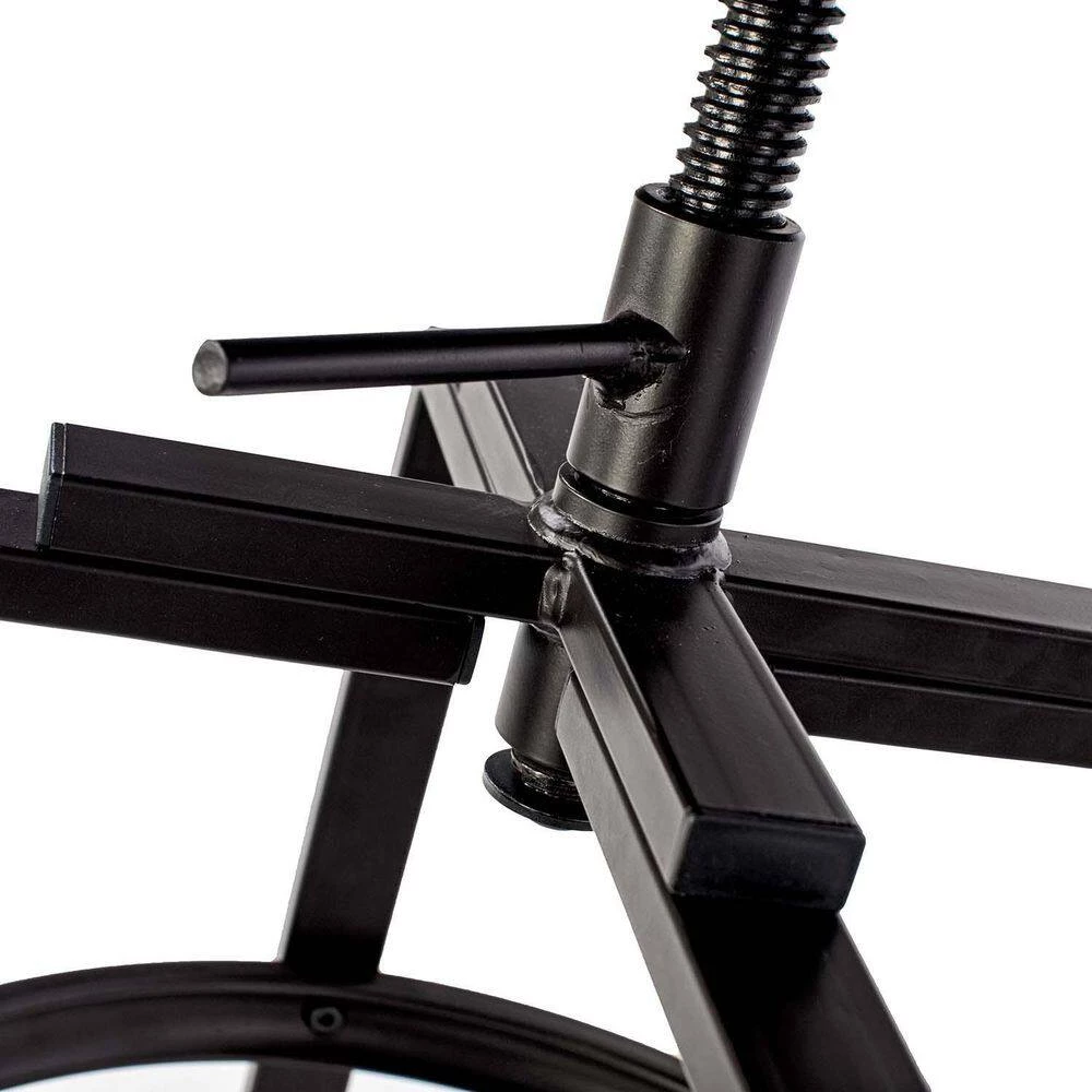 AMAT 28.9in. Metal Frame Height Adjustable Bar Stool (Set of 2) by Homy Casa 7 AMAT 28.9in. Metal Frame Height Adjustable Bar Stool (Set of 2) by Homy Casa - Image 5