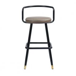 Brown PU upholstery High Barstool(set of 2) by Homy Casa 14 Brown PU upholstery High Barstool(set of 2) by Homy Casa -Homy Casa Shop brown homy casa bar stools ballon high bar lettes c3 1000