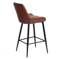 Dining Room Barstool Rabiot Bar Brown Bar Stool 17 in. x 19 in. x 40 in. (Set of 2) by Homy Casa -Homy Casa Shop brown homy casa bar stools rabiot bar brown 1f 1000