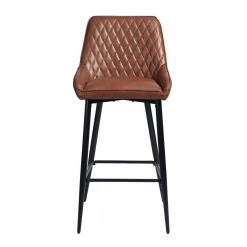 Dining Room Barstool Rabiot Bar Brown Bar Stool 17 in. x 19 in. x 40 in. (Set of 2) by Homy Casa -Homy Casa Shop brown homy casa bar stools rabiot bar brown c3 1000