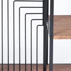 Open Back Bookcase 29.1 in. Brown Metal 4 -Shelf Ladder Bookcase by Homy Casa 18 Open Back Bookcase 29.1 in. Brown Metal 4 -Shelf Ladder Bookcase by Homy Casa -Homy Casa Shop brown homy casa bookcases bookshelves line bent lmkz 76 1000