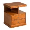 Slany 20 in. Brown C-Top Wood End Table With 2-Drawer by Homy Casa -Homy Casa Shop brown homy casa c tables slany 64 1000