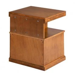 Slany 20 in. Brown C-Top Wood End Table With 2-Drawer by Homy Casa 23 Slany 20 in. Brown C-Top Wood End Table With 2-Drawer by Homy Casa -Homy Casa Shop brown homy casa c tables slany fa 1000