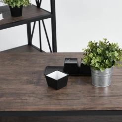 Grain 43.3 in. Brown Rectangular MDF Coffee Table by Homy Casa 25 Grain 43.3 in. Brown Rectangular MDF Coffee Table by Homy Casa -Homy Casa Shop brown homy casa coffee tables grain mdf db hm fa 1000