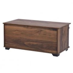 NEWBARN 39 .4 in. Brown 17.7 in. Rectangle Wood Coffee Table With Collect by Homy Casa -Homy Casa Shop brown homy casa coffee tables newbarn coffee table 1f 1000