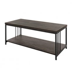 Zen 47.2 in. Brown Rectangular MDF Coffee Table by Homy Casa 17 Zen 47.2 in. Brown Rectangular MDF Coffee Table by Homy Casa -Homy Casa Shop brown homy casa coffee tables zen coffee table 1f 1000