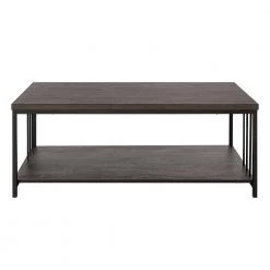 Zen 47.2 in. Brown Rectangular MDF Coffee Table by Homy Casa 15 Zen 47.2 in. Brown Rectangular MDF Coffee Table by Homy Casa -Homy Casa Shop brown homy casa coffee tables zen coffee table c3 1000