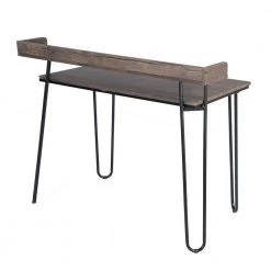 Brown Computer Desk Board with Metal Desk Study Room by Homy Casa -Homy Casa Shop brown homy casa computer desks acer hm 1f 1000