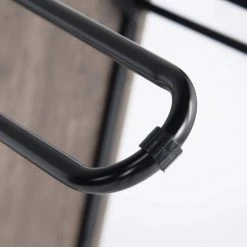 Brown Computer Desk Board with Metal Desk Study Room by Homy Casa -Homy Casa Shop brown homy casa computer desks acer hm 77 1000