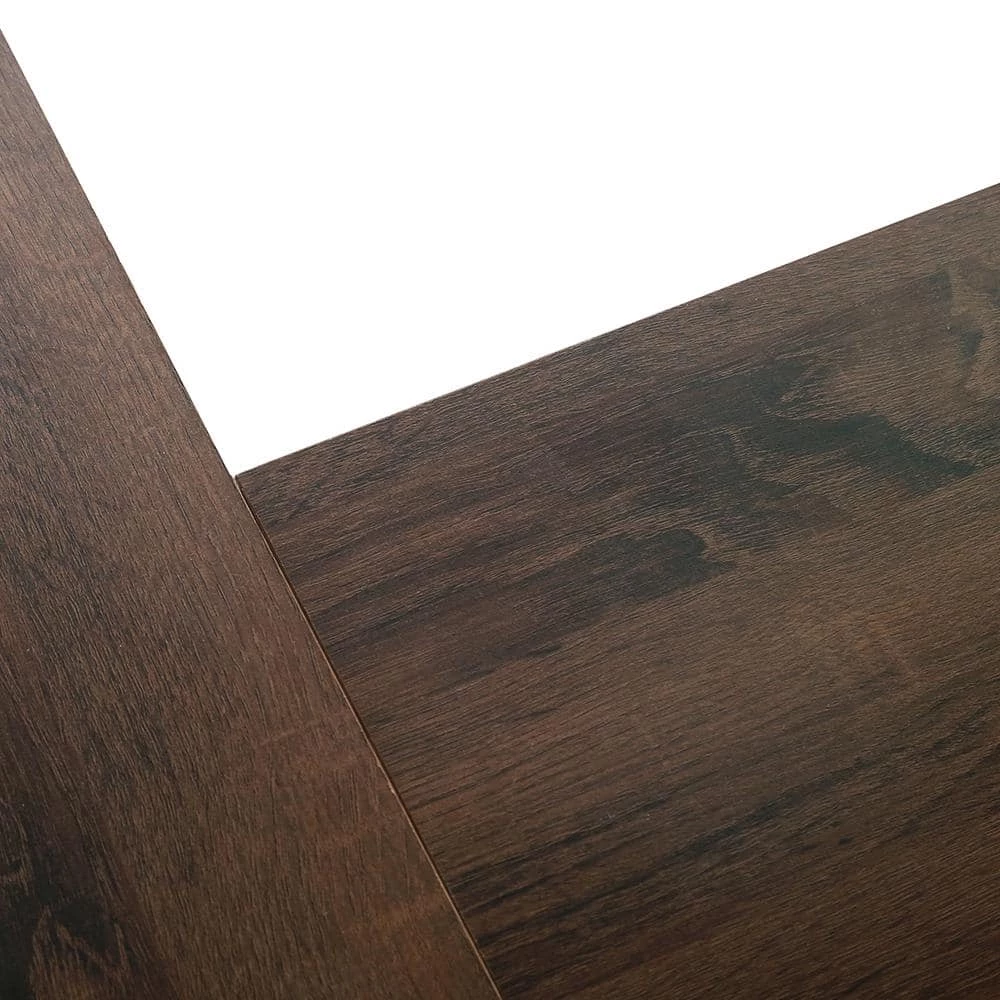 Walnut L-Shape Desk Storage Shelves Open Bookcase by Homy Casa 10 Walnut L-Shape Desk Storage Shelves Open Bookcase by Homy Casa - Image 8