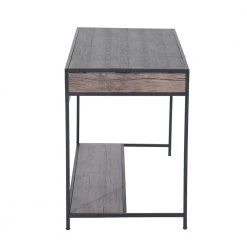 Carbon Loft Searz Rustic 1-Drawer Computer Writing Desk by Homy Casa -Homy Casa Shop brown homy casa computer desks blackburn lmkz 1f 1000