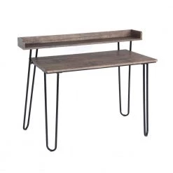 ACER 38.4 in. Rectangle Brown Manufactured Wood Computer Desk Office Chair Set by Homy Casa -Homy Casa Shop brown homy casa computer desks hd acer hm ross chrome velvet rose 4f 1000