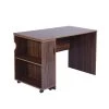 Midtown 47.4 in. Brown Retangular Wood Computer Desk with Removable Shelves by Homy Casa -Homy Casa Shop brown homy casa computer desks hd midtown lr walnut a 64 1000