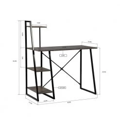 Study Room Computer Desk Wood by Homy Casa 15 Study Room Computer Desk Wood by Homy Casa -Homy Casa Shop brown homy casa computer desks pouchu 246t a 44 1000