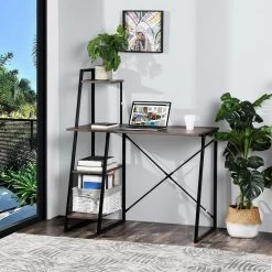 Study Room Computer Desk Wood by Homy Casa 12 Study Room Computer Desk Wood by Homy Casa -Homy Casa Shop brown homy casa computer desks pouchu 246t a c3 1000