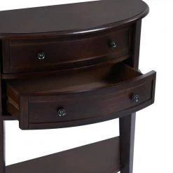 Tivon 38.2 in. Brown Wood Console Table by Homy Casa 21 Tivon 38.2 in. Brown Wood Console Table by Homy Casa -Homy Casa Shop brown homy casa console tables hd tivon fa 1000