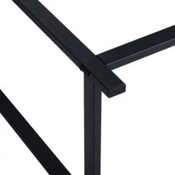 Helms 63 in. Brown Rectangle Manufactured Wood Top Metal Frame Console Table by Homy Casa -Homy Casa Shop brown homy casa console tables helms 1d 1000