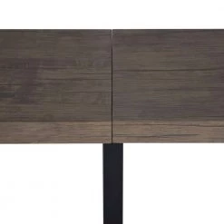 Helms 63 in. Brown Rectangle Manufactured Wood Top Metal Frame Console Table by Homy Casa -Homy Casa Shop brown homy casa console tables helms 66 1000