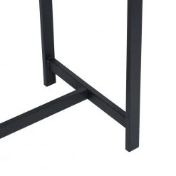 Hemphill 47.2 in.Brown Rectangle Manufactured Wood Top Metal Frame Consle Table by Homy Casa -Homy Casa Shop brown homy casa console tables hemphill 76 1000