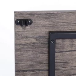 Hores 39.4 in. Brown Rectangular Manufactured Wood Top Metal Frame Folding Console Table by Homy Casa -Homy Casa Shop brown homy casa console tables hores a lmkz 76 1000