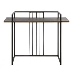 Zen 47.2 in. Brown Rectangular MDF Console Table by Homy Casa