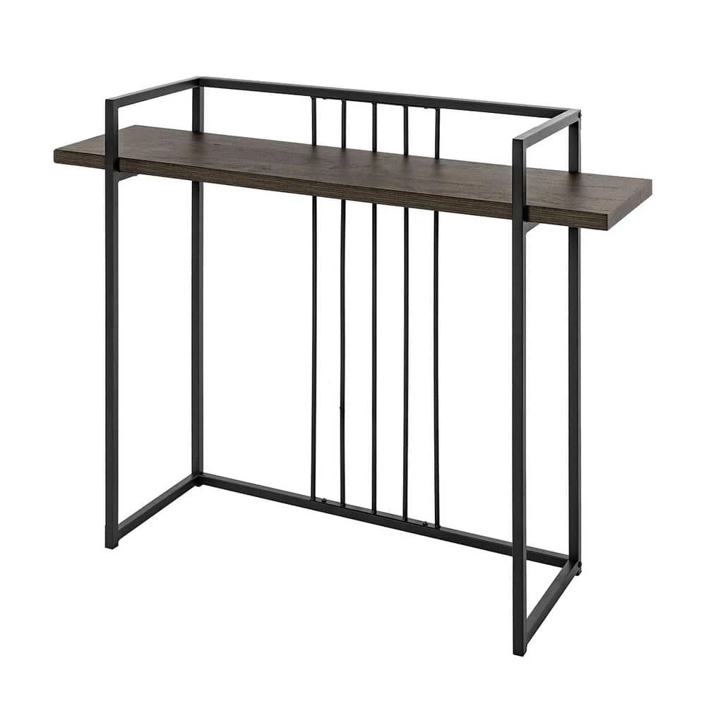 Zen 47.2 in. Brown Rectangular MDF Console Table by Homy Casa 5 Zen 47.2 in. Brown Rectangular MDF Console Table by Homy Casa - Image 3