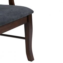 Zaim Brown Fabric Upholstered Arm Dining Chairs with Solid Wood Legs (Set of 2) by Homy Casa 15 Zaim Brown Fabric Upholstered Arm Dining Chairs with Solid Wood Legs (Set of 2) by Homy Casa -Homy Casa Shop brown homy casa dining chairs zaim dining chair armrest 1d 1000