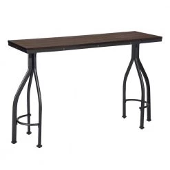 Eileen 3-Piece Brown Wood Top Bar Table Set by Homy Casa -Homy Casa Shop brown homy casa dining room sets hd eileen c3 1000