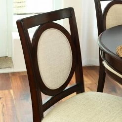 Tirzah 5-Piece Solid Wood Top Brown Dining Set by Homy Casa 14 Tirzah 5-Piece Solid Wood Top Brown Dining Set by Homy Casa -Homy Casa Shop brown homy casa dining room sets hd tirzah 66 1000