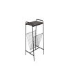 Modern Metal Frame Nightstand Accent Cabinet End Table by Homy Casa 2 Modern Metal Frame Nightstand Accent Cabinet End Table by Homy Casa -Homy Casa Shop brown homy casa end side tables brissett 64 1000