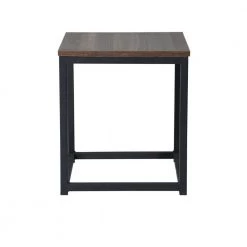 Facto 13.8 in. Brown MDF End Table by Homy Casa 12 Facto 13.8 in. Brown MDF End Table by Homy Casa -Homy Casa Shop brown homy casa end side tables facto end table oak c3 1000