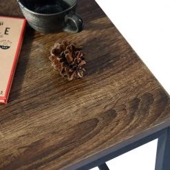 Facto 13.8 in. Brown MDF End Table by Homy Casa 15 Facto 13.8 in. Brown MDF End Table by Homy Casa -Homy Casa Shop brown homy casa end side tables facto end table oak fa 1000