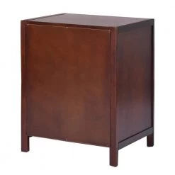 Loralie 1-Drawer Brown Wood Nightstand(27.2 in. H x 22.3 in. W x 16.9 in. D) by Homy Casa -Homy Casa Shop brown homy casa end side tables hd loralie 1f 1000