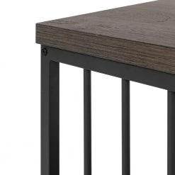 Zen 19.7 in. Brown Square MDF End Table by Homy Casa -Homy Casa Shop brown homy casa end side tables zen side table fa 1000