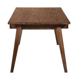 Thalla 60 in. Rectangle Brown Solid Wood Dining Table (Seats 6) by Homy Casa -Homy Casa Shop brown homy casa kitchen dining tables thalla 6333 4f 1000