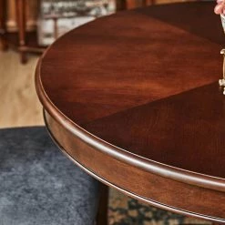 Zackary 41 in. Round Brown Wood Dining Table (Seats 4) by Homy Casa 13 Zackary 41 in. Round Brown Wood Dining Table (Seats 4) by Homy Casa -Homy Casa Shop brown homy casa kitchen dining tables zackary dining table 4f 1000