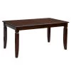 Zaman 77.7 in. Rectangle Removable Leaf Brown Wood Dining Table (Seats 6) by Homy Casa -Homy Casa Shop brown homy casa kitchen dining tables zaman dining table 64 1000