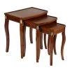 Mackay 22 in. Brown Rectangle Wood Coffee Table With 3 Pieces by Homy Casa -Homy Casa Shop brown homy casa nesting tables hd mackay 64 1000