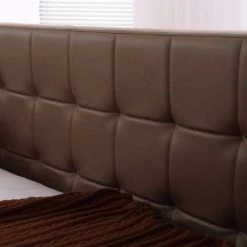 Ldelle 91.5 in. W Brown Wood Frame Full Platform Bed by Homy Casa 19 Ldelle 91.5 in. W Brown Wood Frame Full Platform Bed by Homy Casa -Homy Casa Shop brown homy casa platform beds hd ldelle full fa 1000