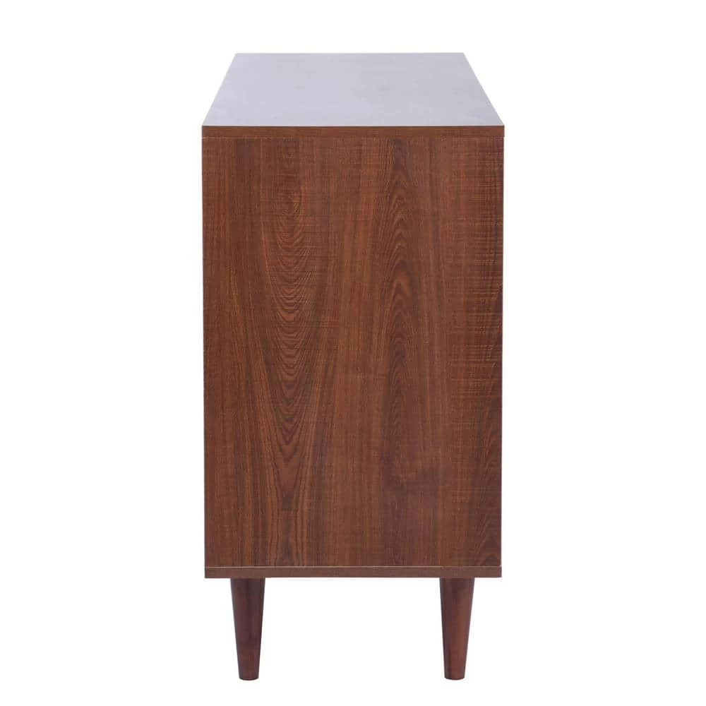 Dorfler Brown Storage Cabinet Sideboard With 2-Door and 3-Drawer by Homy Casa 11 Dorfler Brown Storage Cabinet Sideboard With 2-Door and 3-Drawer by Homy Casa - Image 9