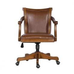 Renee 25.2 in. Brown Upholstered Task Chair by Homy Casa -Homy Casa Shop brown homy casa task chairs renee c3 1000