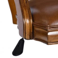 Renee 25.2 in. Brown Upholstered Task Chair by Homy Casa -Homy Casa Shop brown homy casa task chairs renee fa 1000