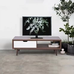 Luxsaan 47 in. Width Brown TV Stand With Storage 49 in. Fits by Homy Casa 19 Luxsaan 47 in. Width Brown TV Stand With Storage 49 in. Fits by Homy Casa -Homy Casa Shop brown homy casa tv stands luxsaan walnut 31 1000