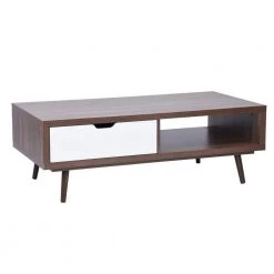 Luxsaan 47 in. Width Brown TV Stand With Storage 49 in. Fits by Homy Casa