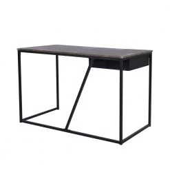 Scannah 47.2 in. Retangular Brown 1-Drawer Writing Desk by Homy Casa -Homy Casa Shop brown homy casa writing desks scannah a 1f 1000