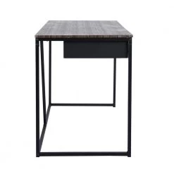 Scannah 47.2 in. Retangular Brown 1-Drawer Writing Desk by Homy Casa -Homy Casa Shop brown homy casa writing desks scannah a 4f 1000