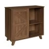 Latza Brown MDF 3-Levels Side Board by Homy Casa -Homy Casa Shop brown wood homy casa accent cabinets latza side board 3 levels 64 1000